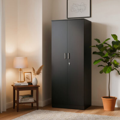 Verna 2 Door Wardrobe with Locker